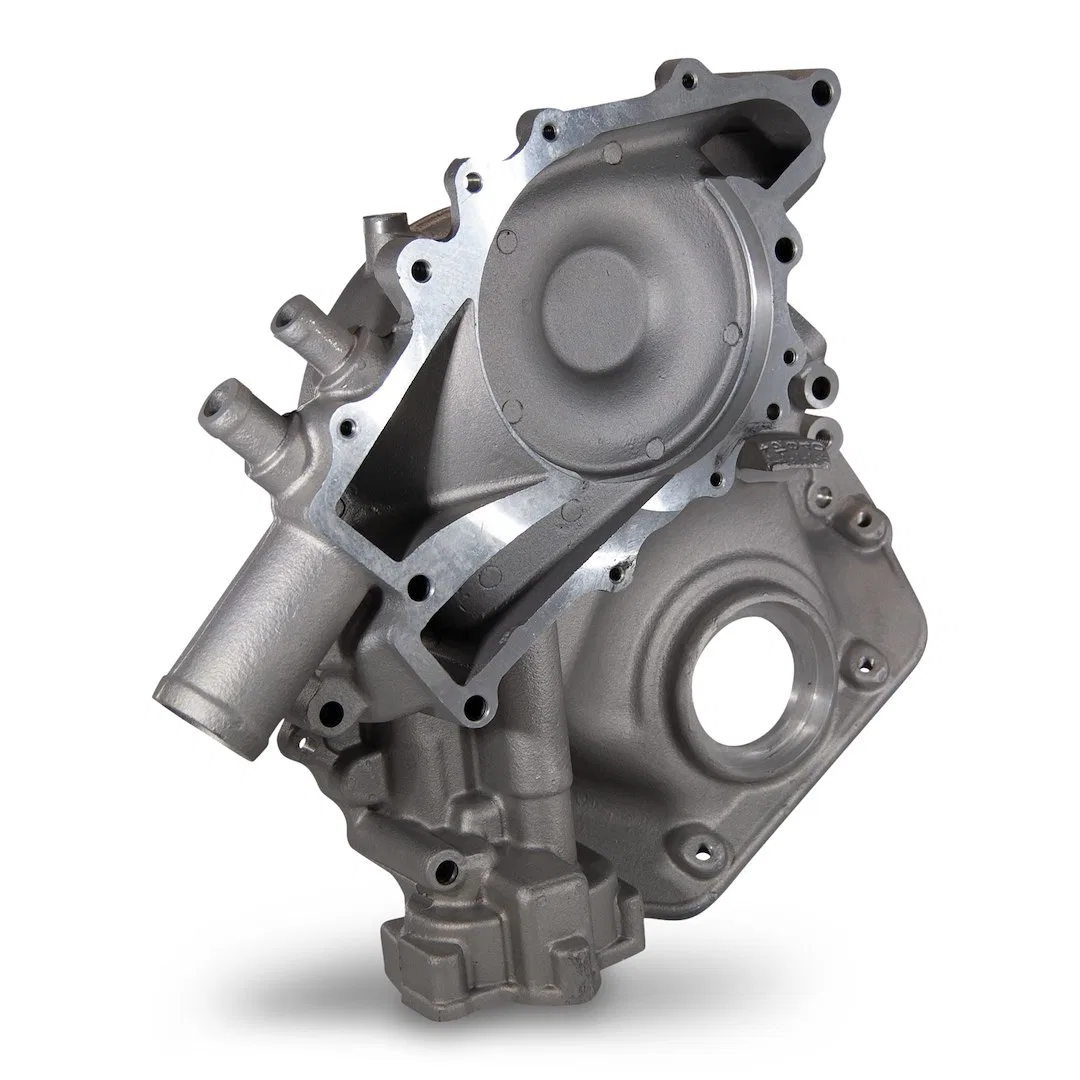 69510 – PROFORM Timing Cover, 1 Piece Cover Natural Cast Aluminum With Oil Seal
